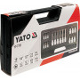Набір головок торцевих з насадками TORX YATO : квадрат 1/2"-1/4". TORX T10-T60. 18 Шт. [10]