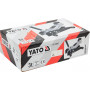 Домкрат гідравлічний підкатний YATO : 3 т, H= 130- 465 мм [1/20]