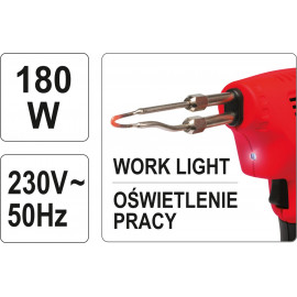Паяльник імпульсний 180W Yato YT-8245
