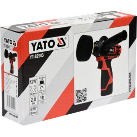 Полірувальна машина акумуляторна 12В Li-Ion Yato YT-82903