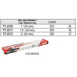 Ключ трубний переставний YATO : на 90° - 2" L= 560 мм. DIN 5234. Cr-V [12]