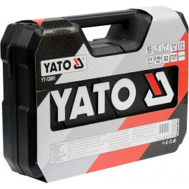 Набір головок торцевих YATO : квадрат 1/2", 1/4", з інструментами, 82 шт. YT-12691