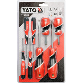 Набір викруток YATO : ( SL(4), PH(4) ). 8 Шт. YT-25980