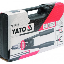 Заклепочник дворучний YATO для нітогайок М5-12 мм, L= 338 мм YT-36119