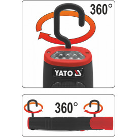 Світлодіодна бездротова лампа 30+7 LED Yato YT-08507