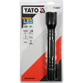 Ліхтар алюмінієвий водонепроникний діодний 10 Вт Yato YT-08567