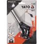 Пальник газовий YATO : цангове з'єднання EN417. до 1 кВт. п'єзозапал. 360°. max t' 1000°c [10/100]