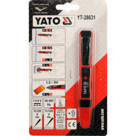 Індикатор напруги YATO контрольний мережевий U= 70- 1000 V, l= 145 мм YT-28631