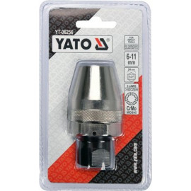 Шпилькокрут ударний цанговий YATO : 1/2" або ключа М24, і шпильок Ø= 6 -11 мм, Cr-Mo [6/36]