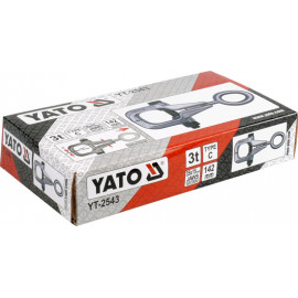 Затискач для листового металу YATO тип "С", l= 142 мм, роб. t≤ 16 мм [10]