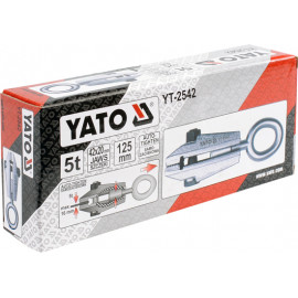Затискач для листового металу YATO, l= 125 мм, роб. t≤ 16 мм [12]