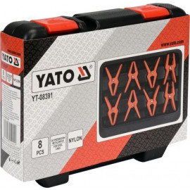 Затискачі для металевих проводів YATO : 8 шт + кейс [10]
