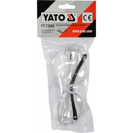 Окуляри захисні YATO закриті, прозорі [12/240]