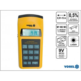 Дальномер ультразвуковой 0,91-15 м VOREL 81782