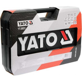 Набір головок торцевих YATO : квадрат 1/2", 3/8", 1/4" з інструментами, насадками. 111 шт. [2]