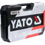 Набір головок торцевих YATO : квадрат 1/2", 3/8", 1/4" з інструментами, насадками. 150 шт. [2]