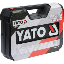 Набір головок торцевих YATO : квадрат 1/2", 1/4" з інструментами. 77 шт. [2]