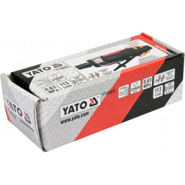 Шліфмашина пневматична, пряма YATO зі сполуч. Ø=1/4", роб. тиск- 6,3Bar, витр. повітря-113 л/хв [20]