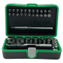 Набор бит и головок с трещоткой TOPTUL 1/4" 41 ед. (12-гран.) TOPTUL GADW4502