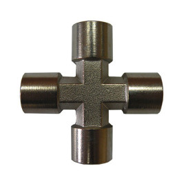 Крестовой соединитель с внутренней резьбой 1/4” AIRKRAFT S1283-2