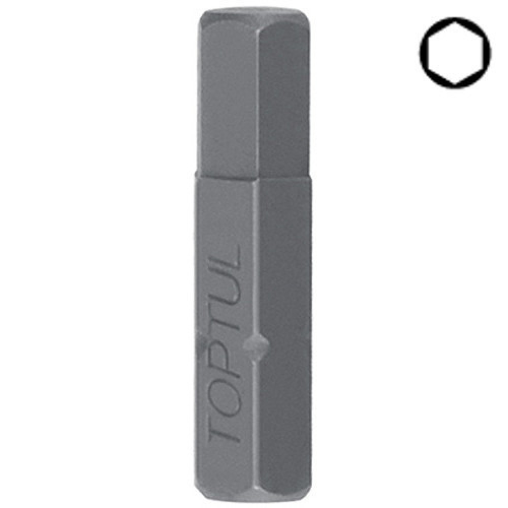 Насадка отверточная TOPTUL 1/4" 25мм HEX 4мм FSDA0804