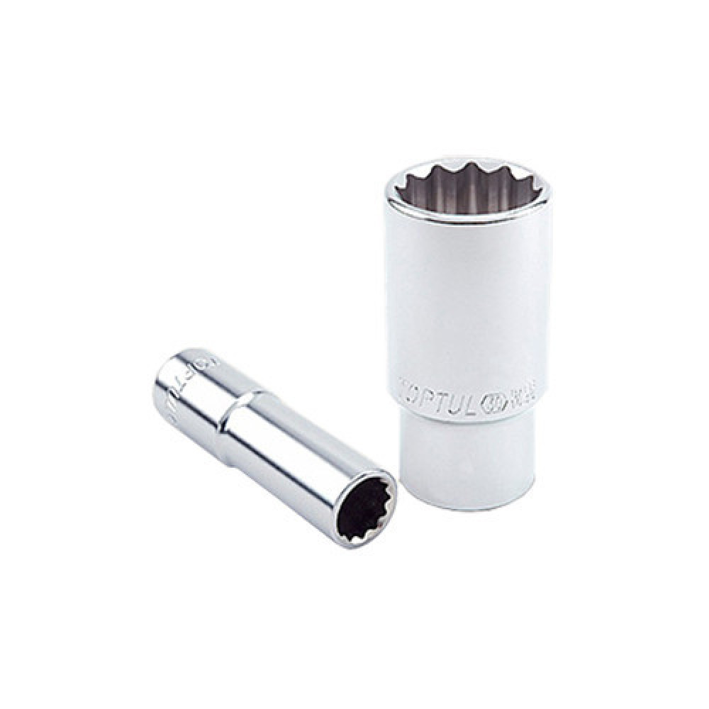Головка торцевая 16 мм TOPTUL 1/2" длинная 12-гранная BAEF1616