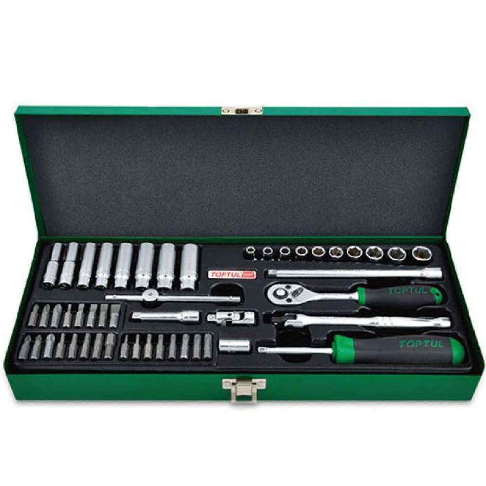 Профессиональный набор инструмента TOPTUL 1/4" 50ед. (12-гр.) GCAD5004