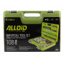Alloid. Универсальный набор инструмента 1/4" & 1/2", 108 предм. (6 гран.) (НГ-4108П-6)