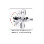 Трещотка мини 1/4" с шарниром TOPTUL 60 зубцов (исп. с FTDF0810) CHEV0811