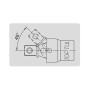Кардан шарнирный 3/8" TOPTUL усиленный CAHD1246
