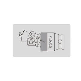 Кардан ударный 1/2" TOPTUL усиленный KACN160B