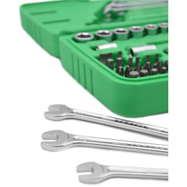 Набор инструмента TOPTUL 1/4" + ключи 49ед. GCAI4901