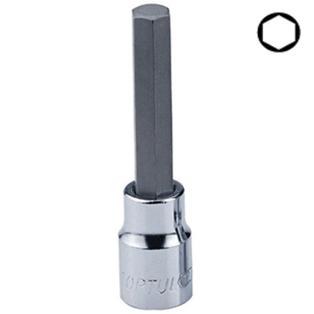 Головка с насадкой HEX TOPTUL 5 мм 100мм 1/2" BCEA1605