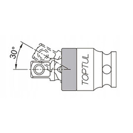 Кардан ударный 3/8" TOPTUL усиленный KACN120B