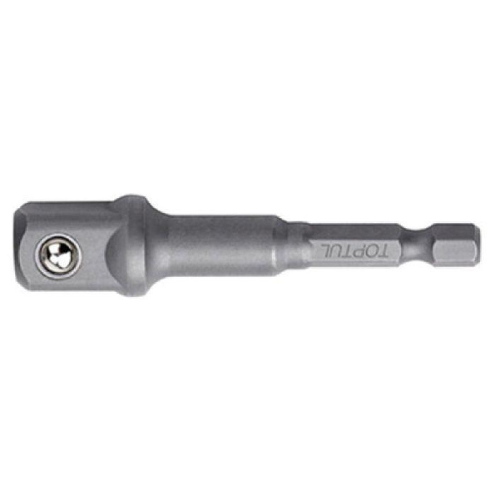 Адаптер для торцевых головок под шуруповерт TOPTUL 1/4"х1/2" L72 (6-гр.-квадрат) FPKA0816