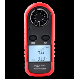 Анемометр цифровой 0,1-30м/с, -10-45°C WINTACT WT816