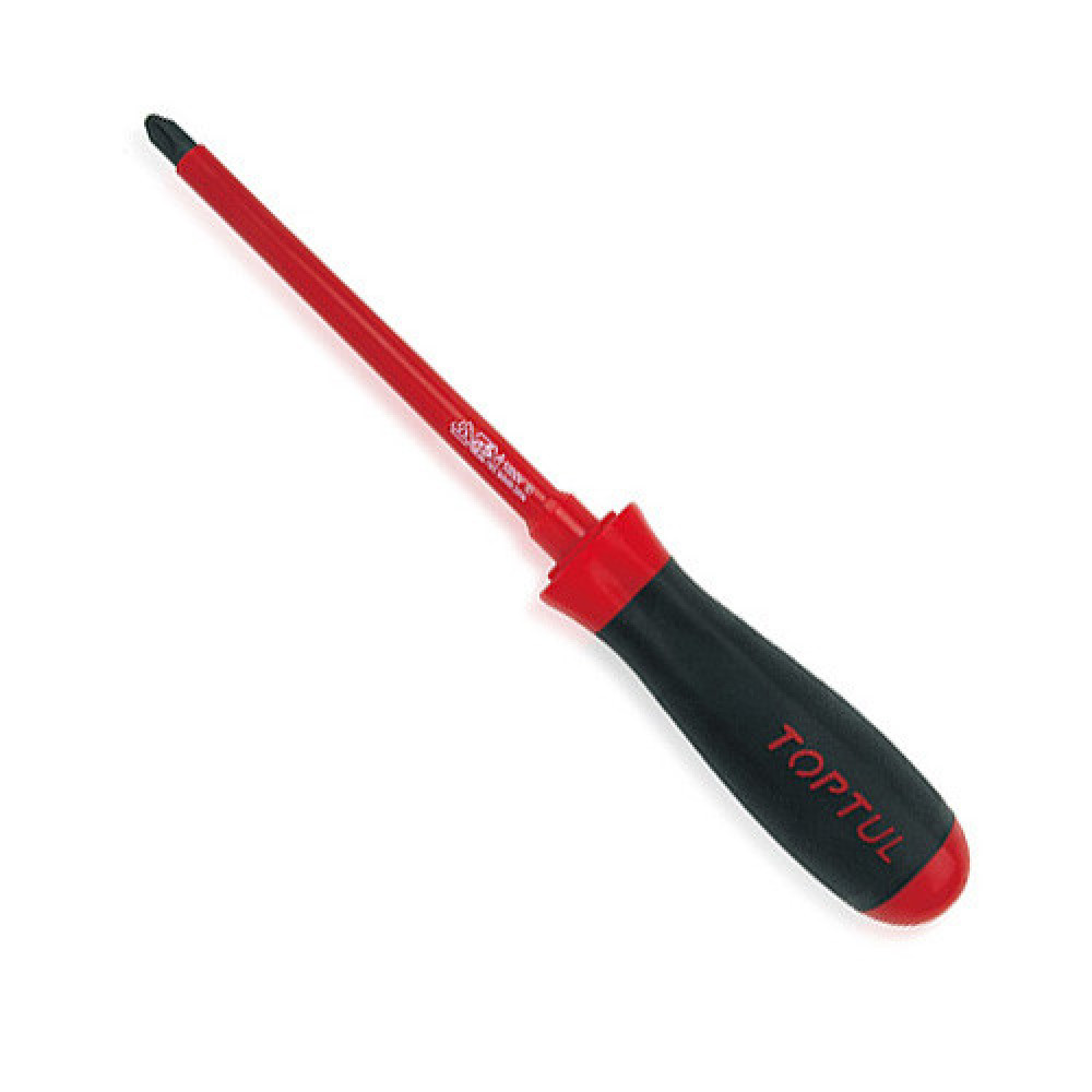 Отвертка изолированная PH3x150мм (1000V) TOPTUL FBEB0315