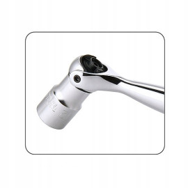 Мини трещетка 1/4" с шарниром (360°) 90 зубцов TOPTUL CHKX0810