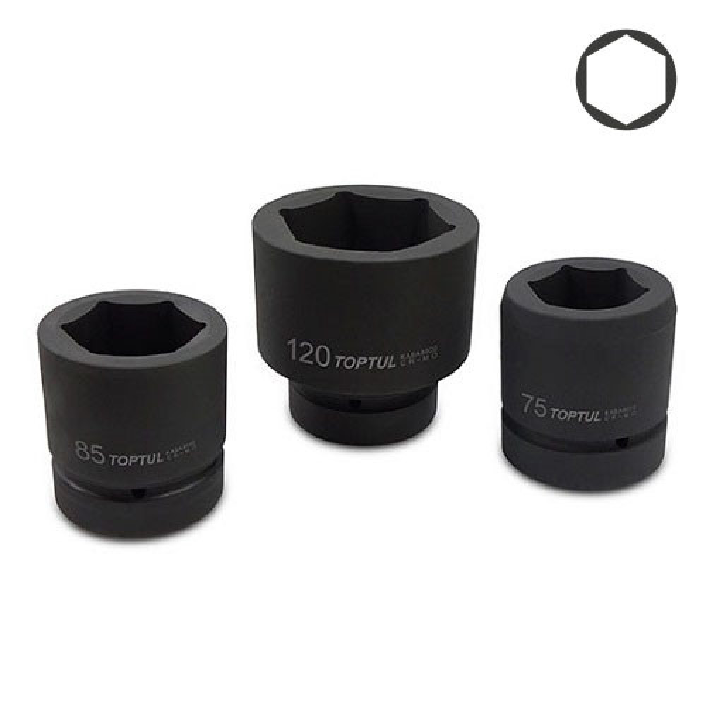 Головка торцевая 80мм ударная 2-1/2" TOPTUL KABA8080