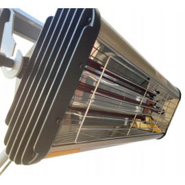 Инфракрасная сушка коротковолновая (2х1000W, 0-60мин,40-100°C, цифровой дисплей) G.I. KRAFT GI15008