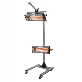 Инфракрасная сушка коротковолновая (2х1000W, 0-60мин,40-100°C, цифровой дисплей) G.I. KRAFT GI15008