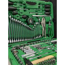 Универсальный набор инструмента 1/4", 3/8", 1/2" 144ед. TOPTUL GCAI144R