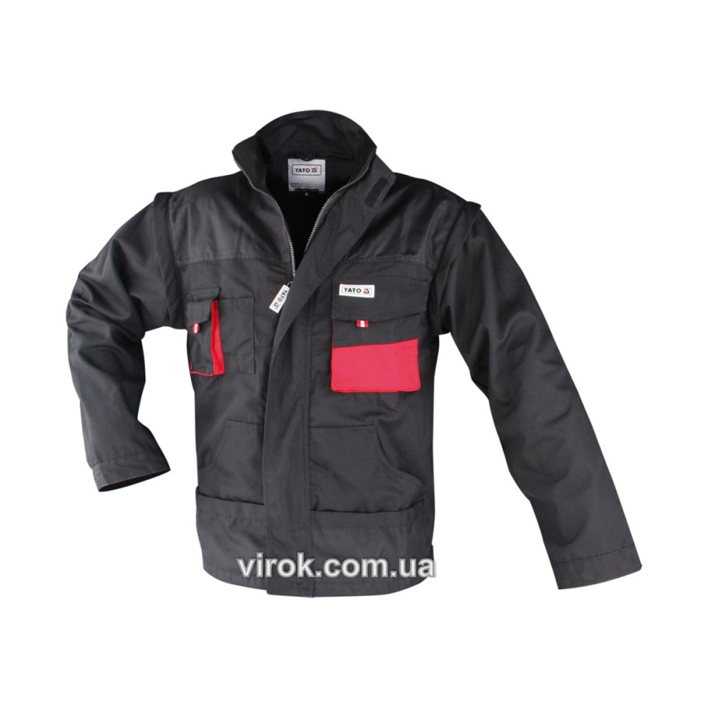 Куртка робоча YATO чорно-червона, розм. XXL [10]