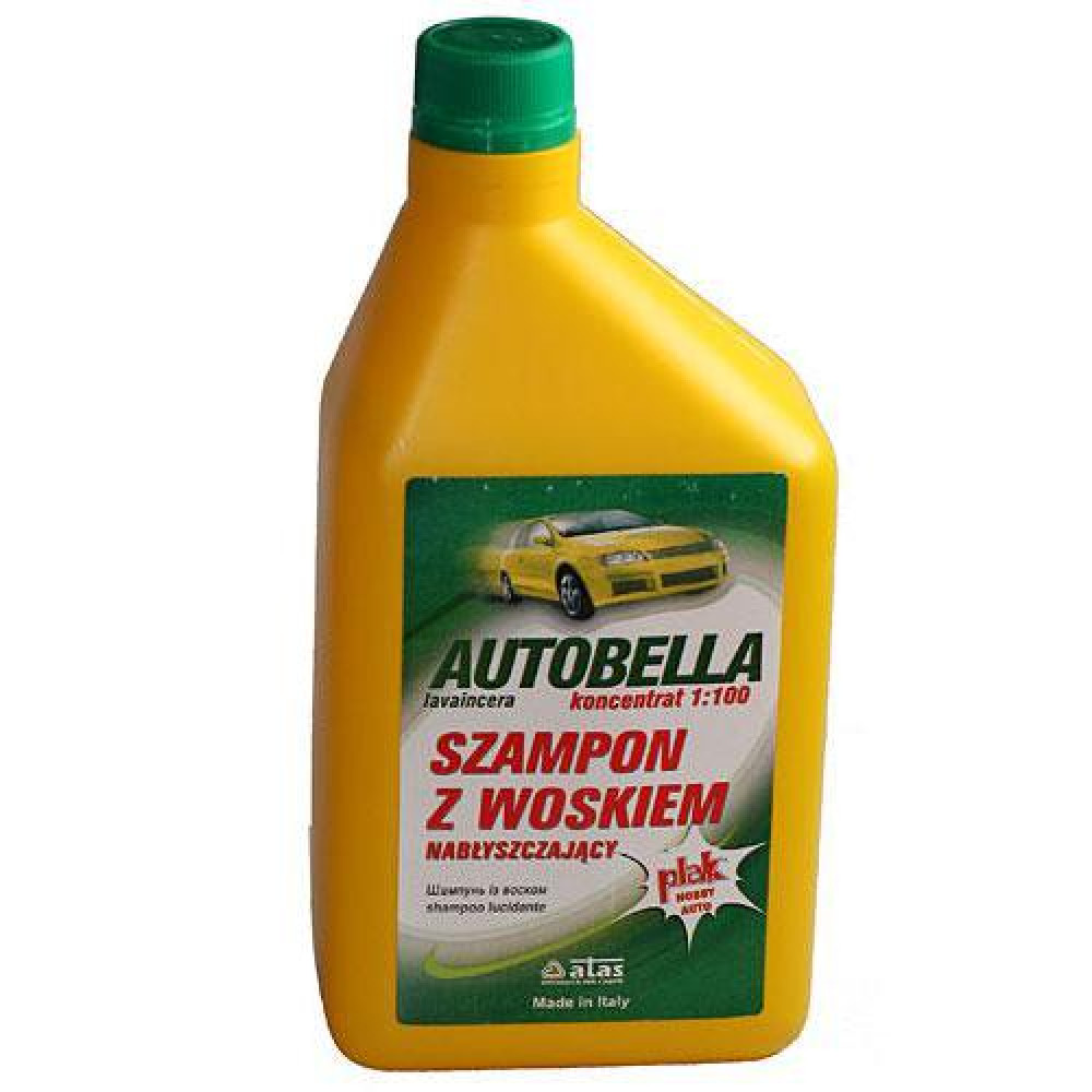Автошампунь ATAS/AUTOBELLA LAVAINCERA с воском  1l (1:100)