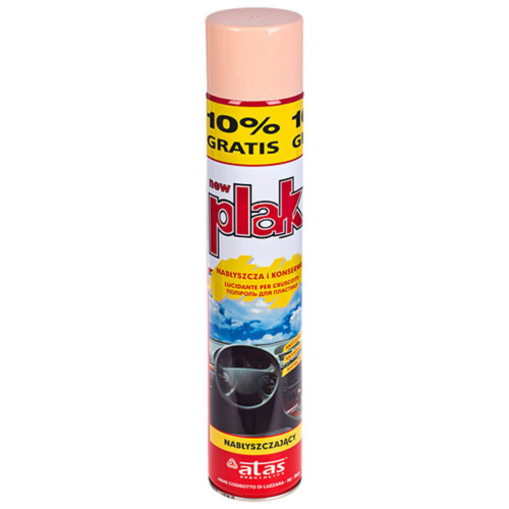 Полироль для пластика и винила ATAS/PLAK 750 ml персик/pesca