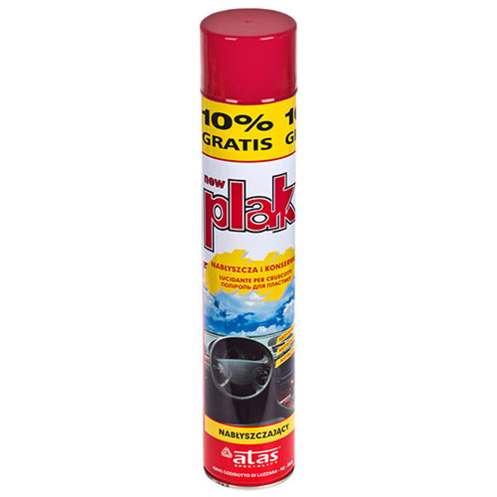 Полироль для пластика и винила ATAS/PLAK 750 ml гранат/granat