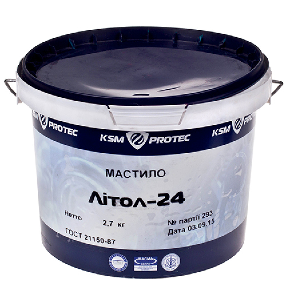 Литол-24 смазка "KSM Protec" ведро  2,7 кг