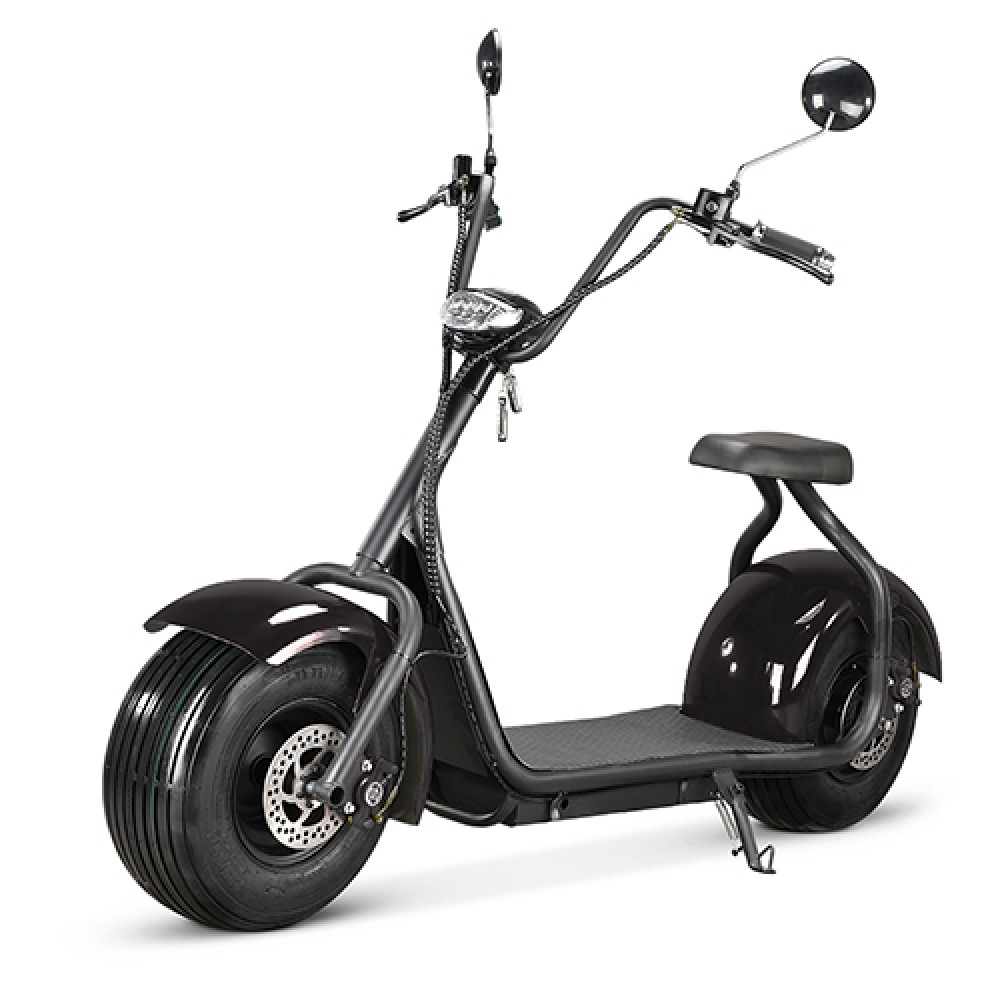 Электроскутер Citycoco 1500W, 60V12Ah, Black