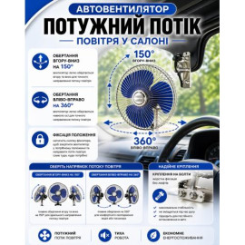 Вентилятор 8" ВН.24.805/HF-305 метал. 24 В