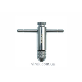 Вороток для мітчиків з тріщаткою YATO : M5-M12, L= 100 мм [20/80]